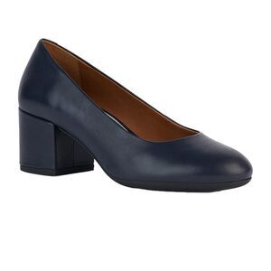 Geox Womens/Ladies D Eleana A Nappa Leather Court Shoes / Navy